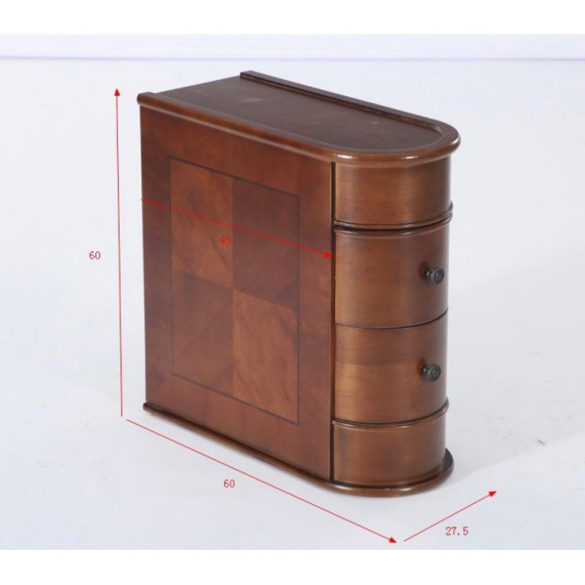 طاولة جانبية خشب بني فاخرة عالية الجودة 7995 طاولة جانبية خشب بني فاخرة عالية الجودة 7995