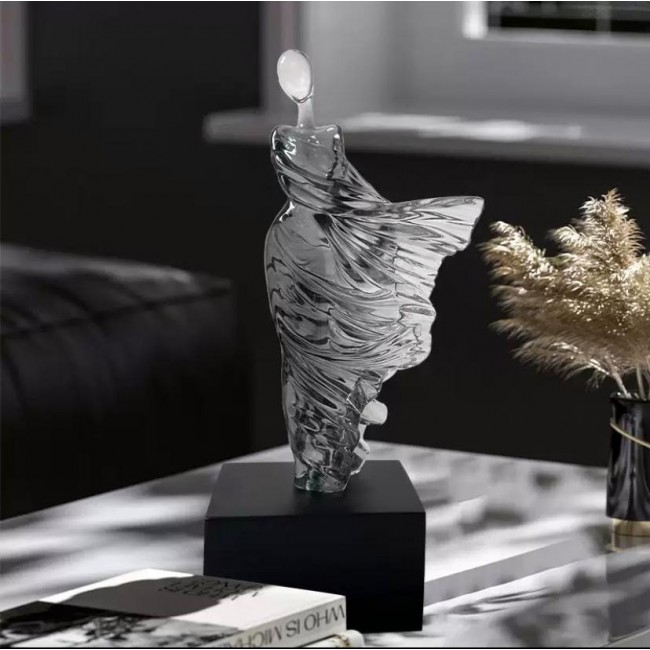 تحفة فن تجريدي زجاج شفاف على طراز الاروبي 5952