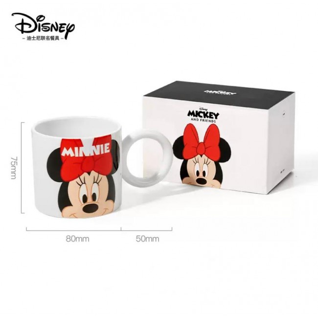 كوب شاي سيراميك تصميم ديزني متوفر 4 اللوان 7072