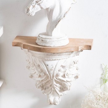 رف جداري خشب حفر يدوي6769