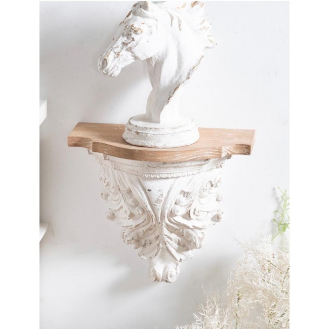 رف جداري خشب حفر يدوي6769 رف جداري خشب حفر يدوي6769