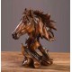 تحفة حصان فايبر مثالي لديكور المنزل 8015