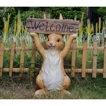 تحفة ارنب عبارة مرحبا فايبر ملائم للحديقة خارجية 6043