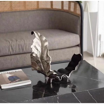 صحن تقديم بشكل ورقة إبداعية مودرن 8001