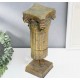 تحفة عمود رماني ذهبي معتق مثالي ديكور منزل 7041