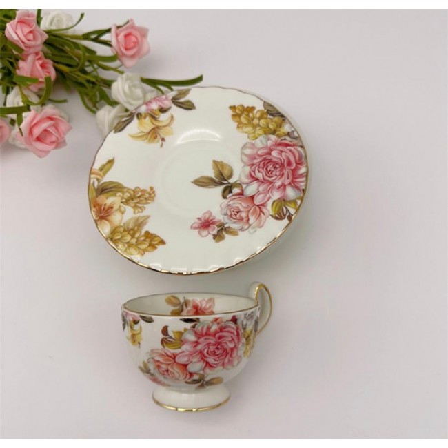 طقم فنجان قهوة سيراميك فاخر 12قطعةL7985