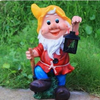 تحفة قزم سنو وايت فايبر مثالي للحديقة الخارجية 6017-2