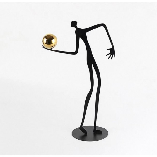 تحفة معدن فن تجريدي أبداعي مثالي ديكور المنزل