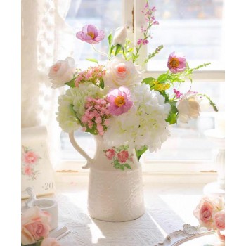 فازة سيراميك بستايل ريفي أنيق 7951