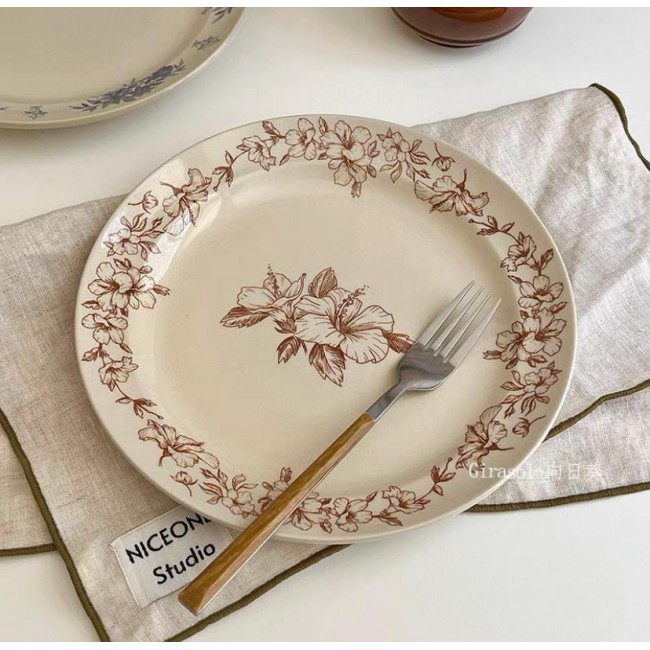 صحن سيراميك مورد بتصميم اوربي 8026 صحن سيراميك مورد بتصميم اوربي 8026