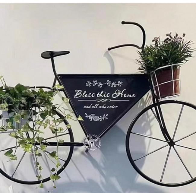 تحفة ديكور جداري بتصميم سيكل معدن ريفي 6766