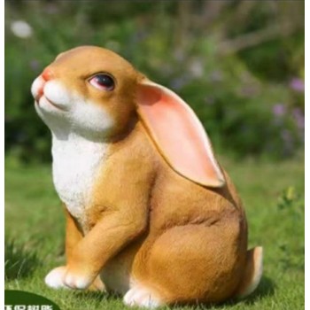 تحفة أرنب فايبر ملائم للحديقة الخارجية 6009