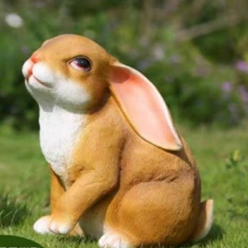 تحفة أرنب فايبر ملائم للحديقة الخارجية 6009