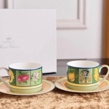 طقم كوب وصحن نارومي سيراميك  4 قطع 7927