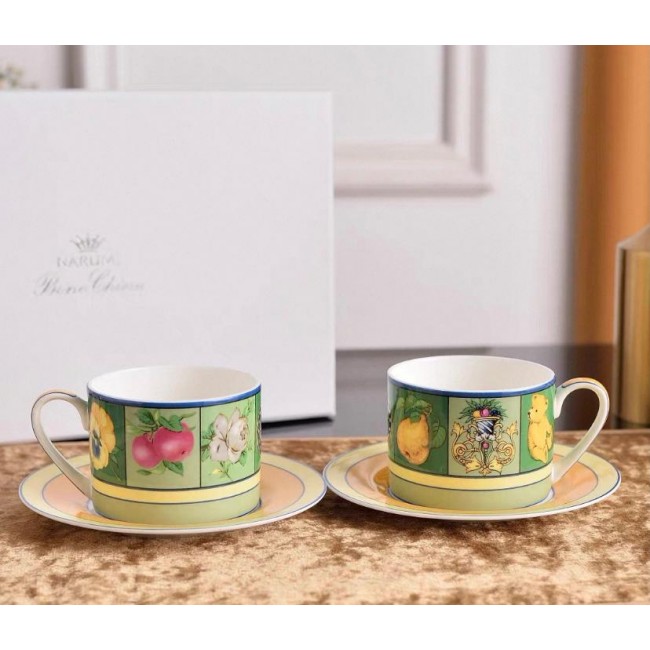 طقم كوب وصحن نارومي سيراميك  4 قطع 7927