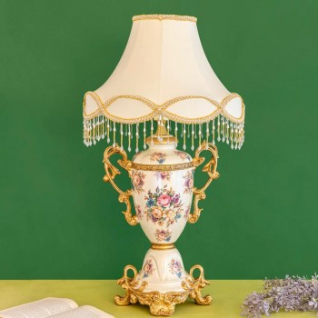 وحدة أضاءه سيراميك بزهور ريفية فاخره 6560