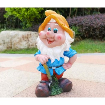 تحفة قزم سنو وايت فايبر مثالي للحديقه خارجيه برتفاع 43سم 6040