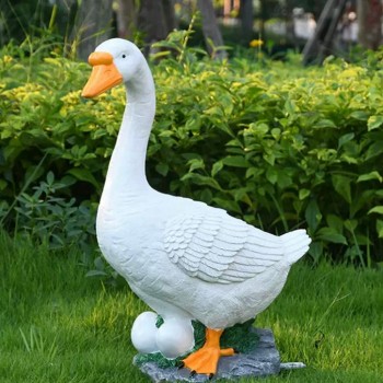 تحفة بطة فايبر مثالي للحديقه الخارجية6010