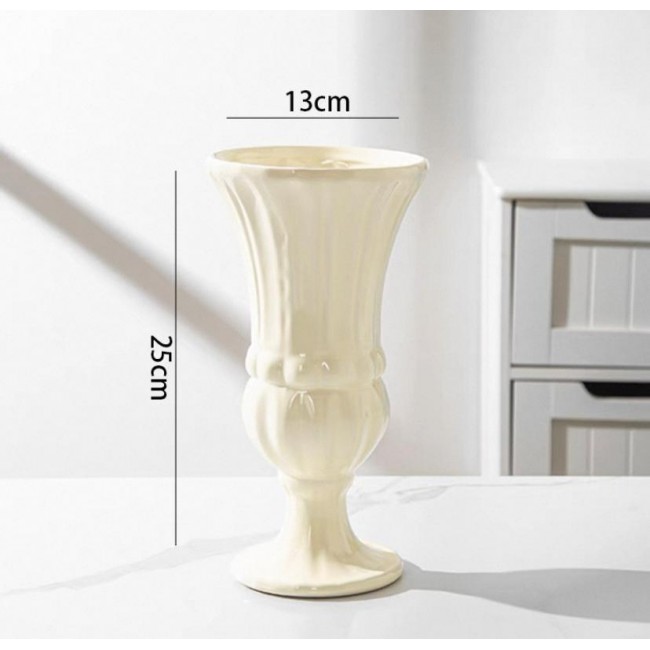 فازة سيراميك بتصميم رماني 6964