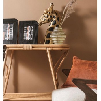 تحفة رأس زرافه حجم صغير لديكور الداخلي 7019