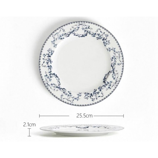 صحن عشاء سيراميك تصميم أوربي متوفر الحجمين 7221 صحن عشاء سيراميك تصميم أوربي متوفر الحجمين 7221