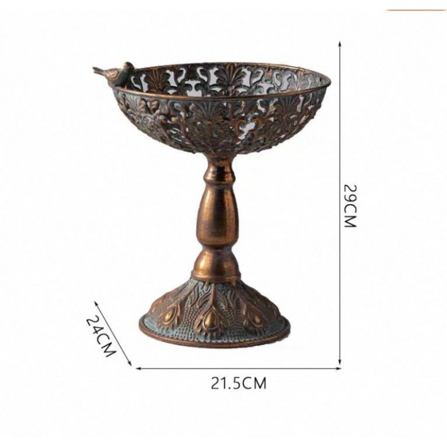 صينية فاكهة معدن بتصميم أوربي موفر 3 احجام 7820