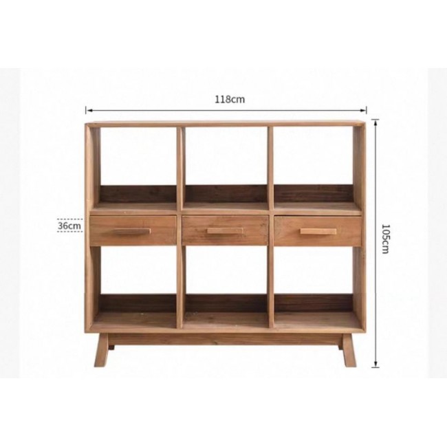 كونسول خشب طبيعي جداري بتصميم ريفي أوربي مثالي لديكور المنزل 8124