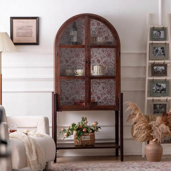 كونسول خشب طبيعي جداري بتصميم أوربي فاخر 8153