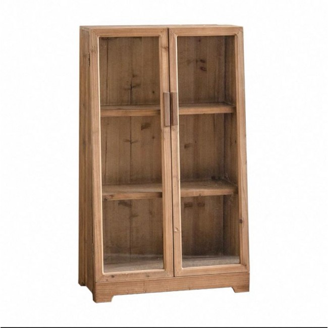 كونسول جداري بأرفف  خشب طبيعي تصميم ريفي أوربي 8123