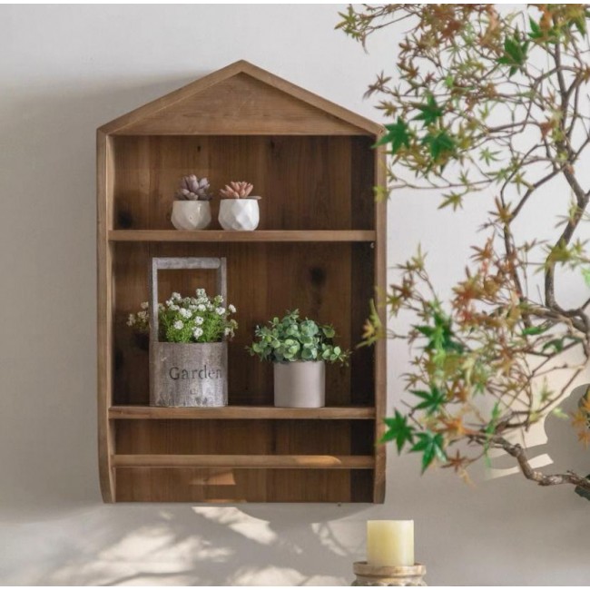 رف جداري خشب طبيعي بتصميم أوربي مثالي لديكور المنزل 8126 رف جداري خشب طبيعي بتصميم أوربي مثالي لديكور المنزل 8126