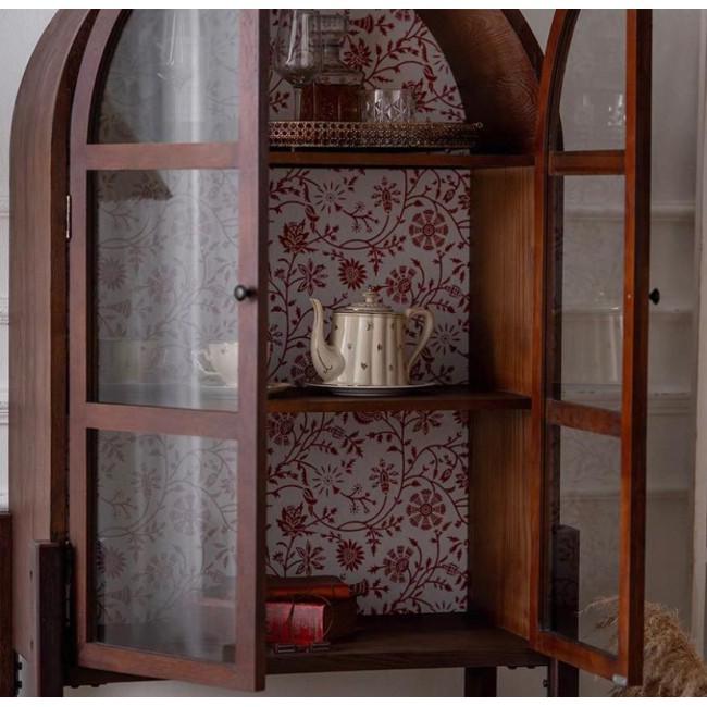 كونسول خشب طبيعي جداري بتصميم أوربي فاخر 8153