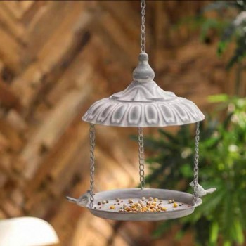 مظلة معدن معتق لوعاء زهور مثالي للحديقه الخارجية L8073