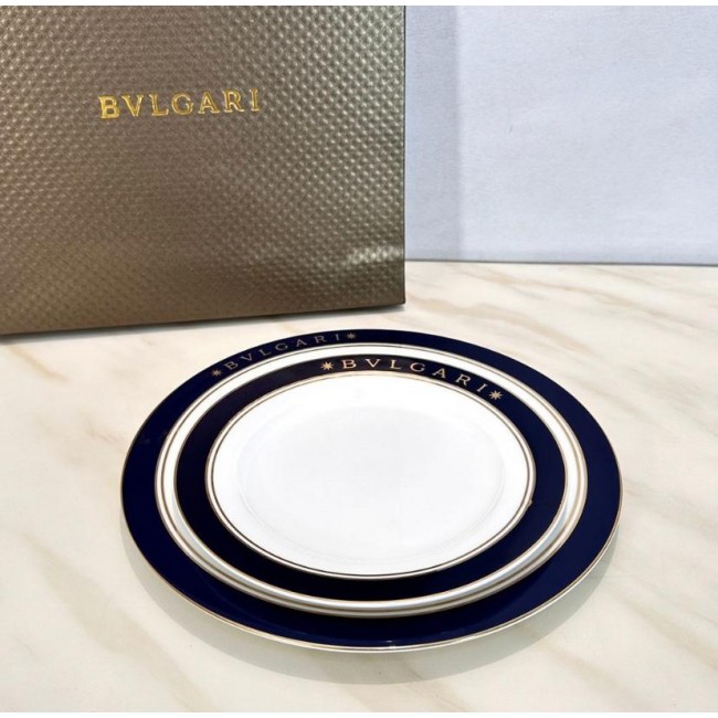طقم صحن سيراميك bvlgari انيق 7325