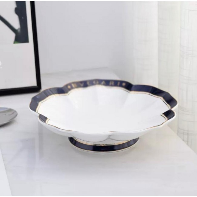 صحن تقديم سيراميك BVLGARI أنيق 7936