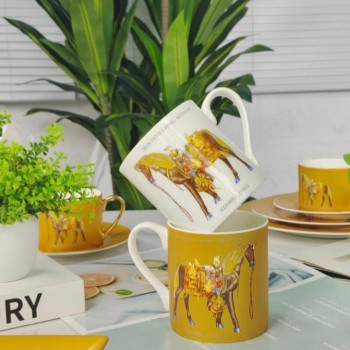 كوب قهوة سيراميك هرمز فاخر متوفر للونين  L7924