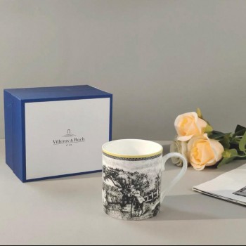 كوب قهوه سراميك بتصميم أوربي ريفي L7930