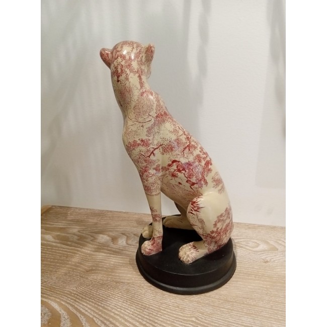 تحفة نمر خشب مثالي لديكور المنزل L7015