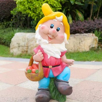 تحفة قزم سنو وايت فايبر مثالي للحديقه الخارجيه 6029 برتفاع 63cm