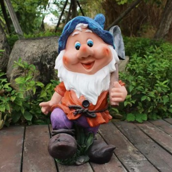 تحفة قزم سنو وايت فايبر مثالي للحديقه الخارجيه 6025