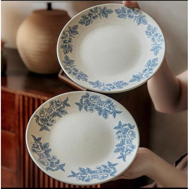 صحن سراميك على الطراز الفرنسي متوفر بنقوش مختلفه 7163 صحن سراميك على الطراز الفرنسي متوفر بنقوش مختلفه 7163