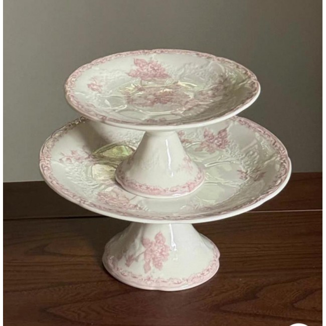 صحن سيراميك بقاعده بتصميم أوربي متوفلا الحجمين 7228 صحن سيراميك بقاعده بتصميم أوربي متوفلا الحجمين 7228