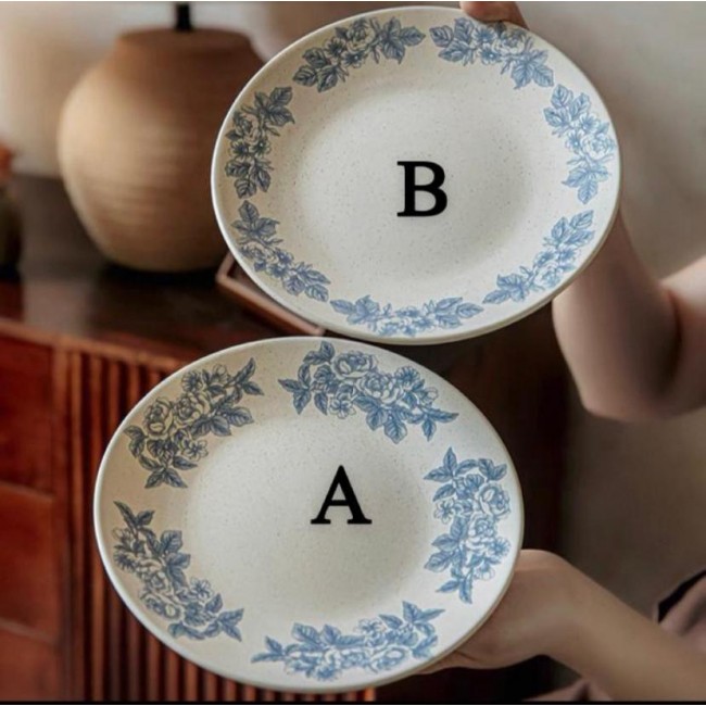 صحن سراميك على الطراز الفرنسي متوفر بنقوش مختلفه 7163 صحن سراميك على الطراز الفرنسي متوفر بنقوش مختلفه 7163