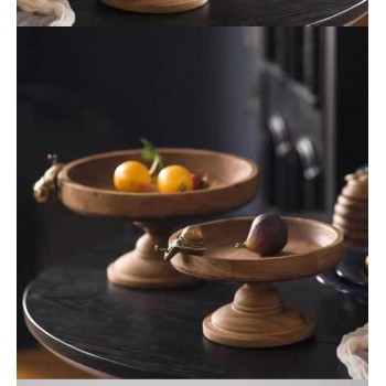 صحن تقديم خشب طبيعي كلاسيك متوفر الحجمين L8142 صحن تقديم خشب طبيعي كلاسيك متوفر الحجمين L8142