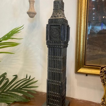 تحفة برج ساعة من الراتنج مثالي لديكور المنزل 7042