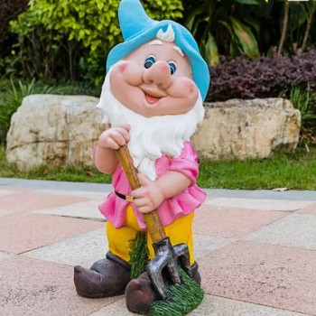 تحفة سنو وايت فايبر مثالي للحديقة الخارجية 6035 برتفاع 62cm