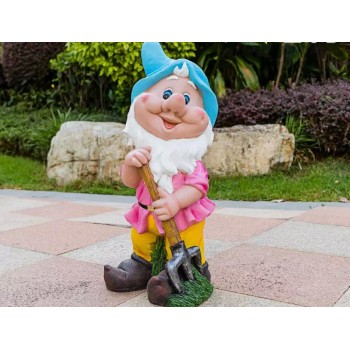 تحفة سنو وايت فايبر مثالي للحديقة الخارجية 6035 برتفاع 62cm تحفة سنو وايت فايبر مثالي للحديقة الخارجية 6035 برتفاع 62cm