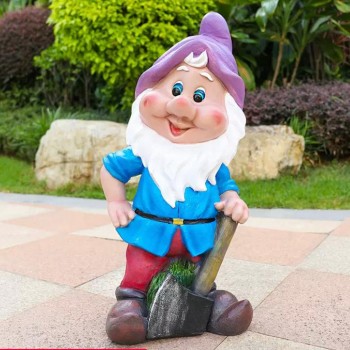 تحفة سنو وايت فايبر مثالي للحديقة الخارجية 6032 برتفاع 65cm