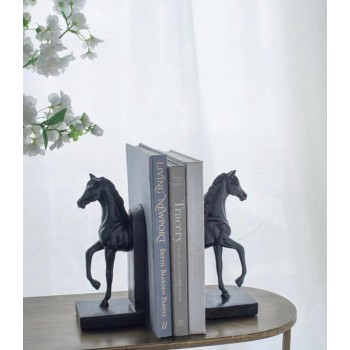 فاصل كتب بتصميم حصان أسود فاخر 7644 فاصل كتب بتصميم حصان أسود فاخر 7644