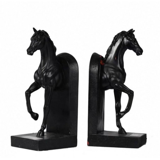 فاصل كتب بتصميم حصان أسود فاخر 7644 فاصل كتب بتصميم حصان أسود فاخر 7644