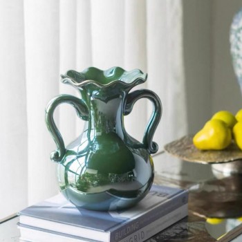 فازة زجاجيه بتصميم أوربي مثالي لديكور المنزل 7459 فازة زجاجيه بتصميم أوربي مثالي لديكور المنزل 7459